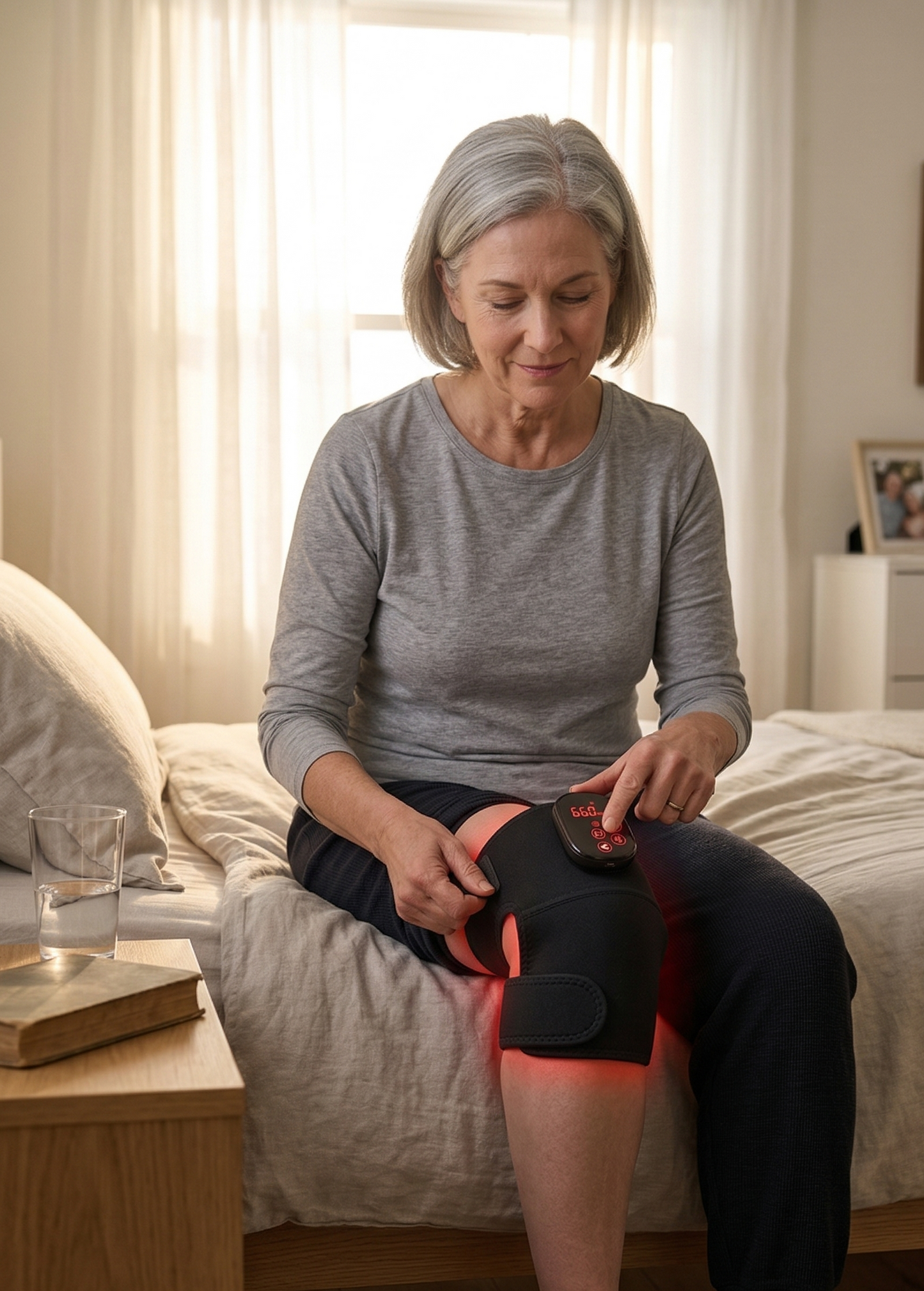 Athrx K-PRO — Red Light & Heat Therapy Wrap for Knee Pain