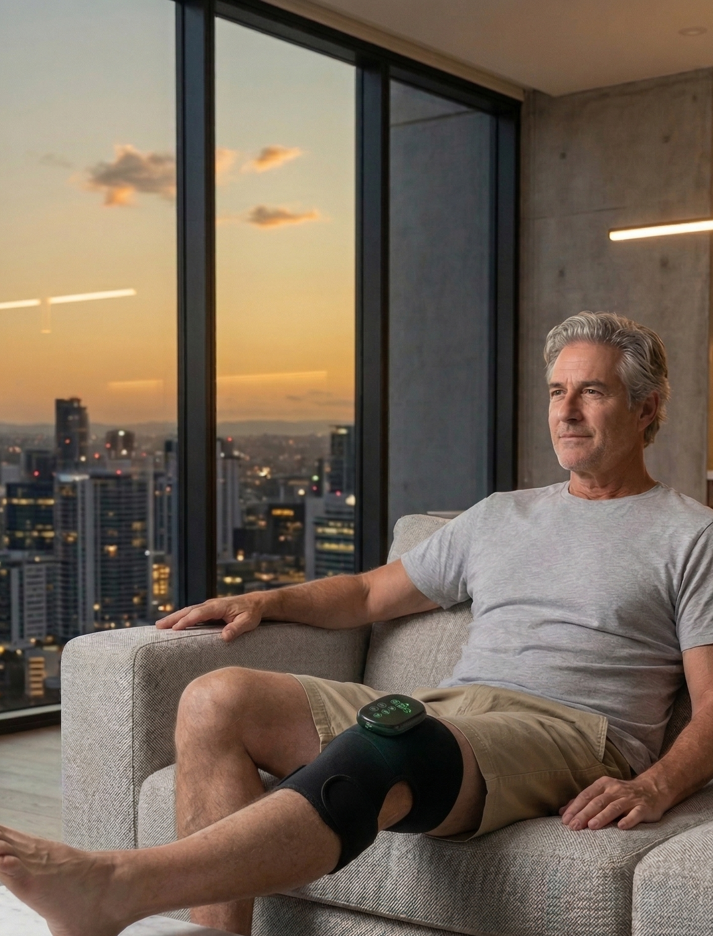 Athrx K-PRO — Red Light & Heat Therapy Wrap for Knee Pain